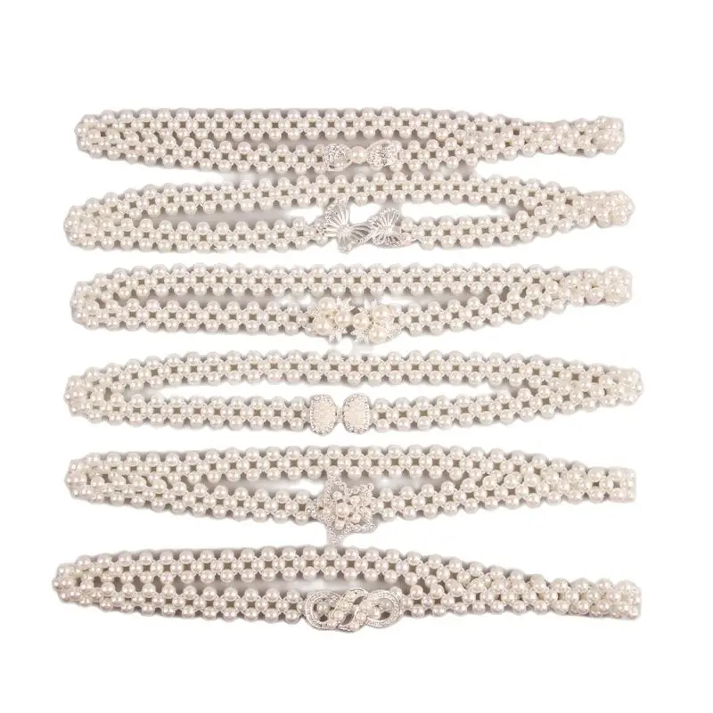 

Ms new fund sell like hot cakes joker dress adornment fashion pearl diamond flower waist chain belt