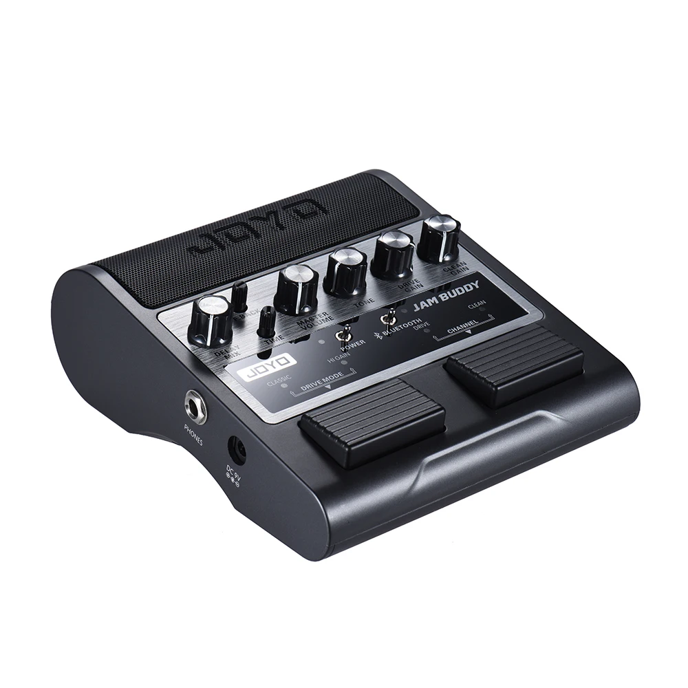 JOYO JAM BUDDY портативный Перезаряжаемый Bluetooth 4,0 двухканальный 2*4 Вт Педальный Стиль Гитарный Усилитель колонка с усилителем с задержкой