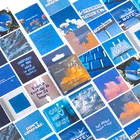 Набор декоративных канцтоваров для скрапбукинга, дневника, альбома сделай сам, 46 шт.кор., мини-наклейки