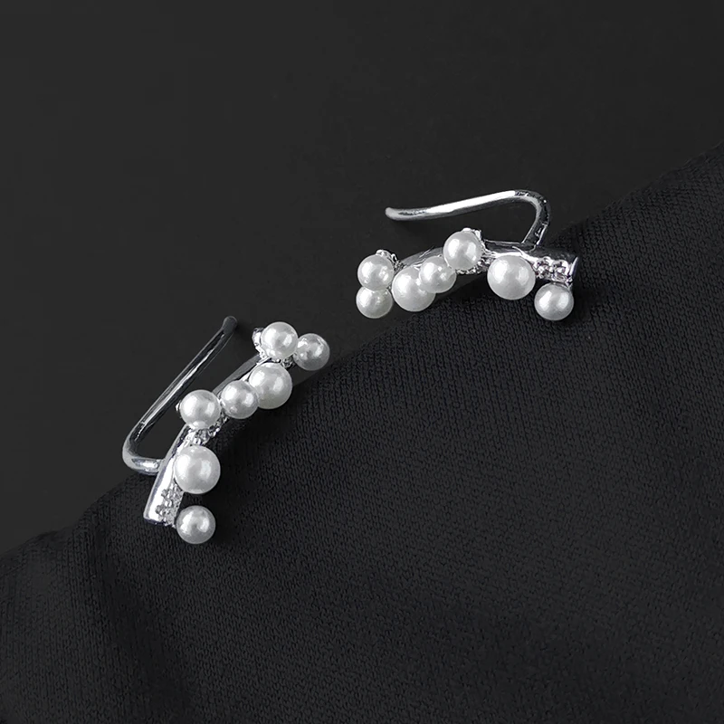 

Monaco Pearl Ear Clip Women's Accessories 925 Sterling Silver Fashion and Elegant Valentine's Day Gift