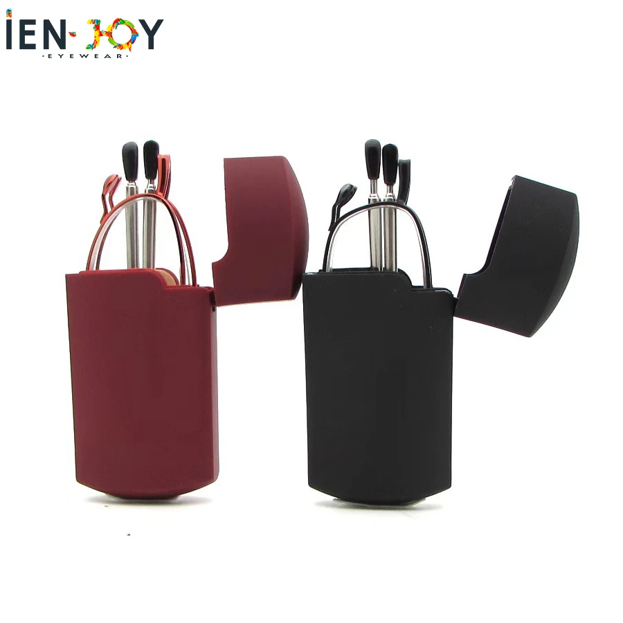 

IENJOY Reading Glasses Men Titanium Reading Glasses Foldable Presbyopic Glasses Blue Light Blocking Glasses for Elders Reader