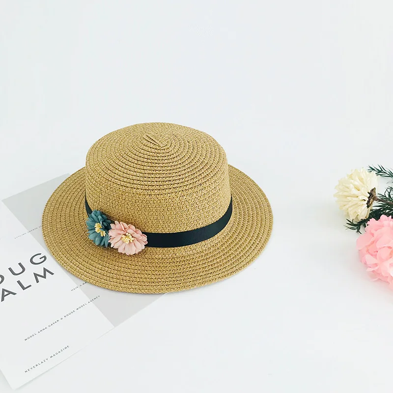 2019 простая летняя детская пляжная шляпа Повседневная Панама брендовая плоская