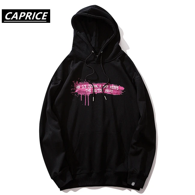 Повседневные мужские толстовки с принтом мороженого в стиле хип хоп уличная