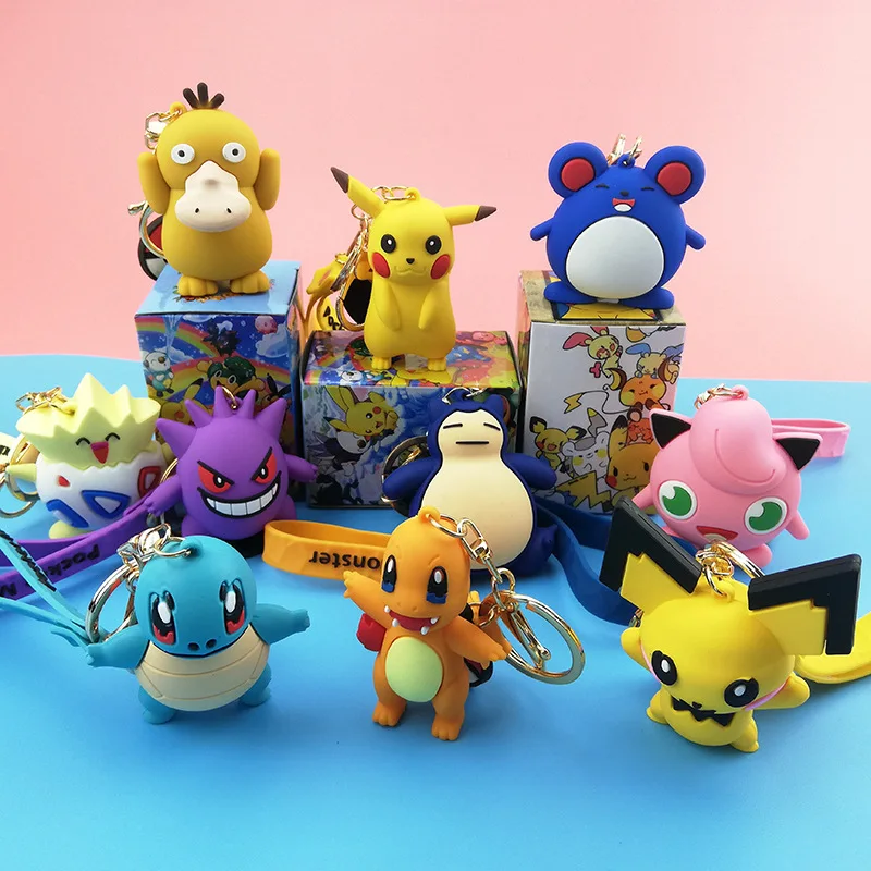Takara tomy Покемон Сделай Сам брелок Пикачу фигурку эльф серии детская игрушка