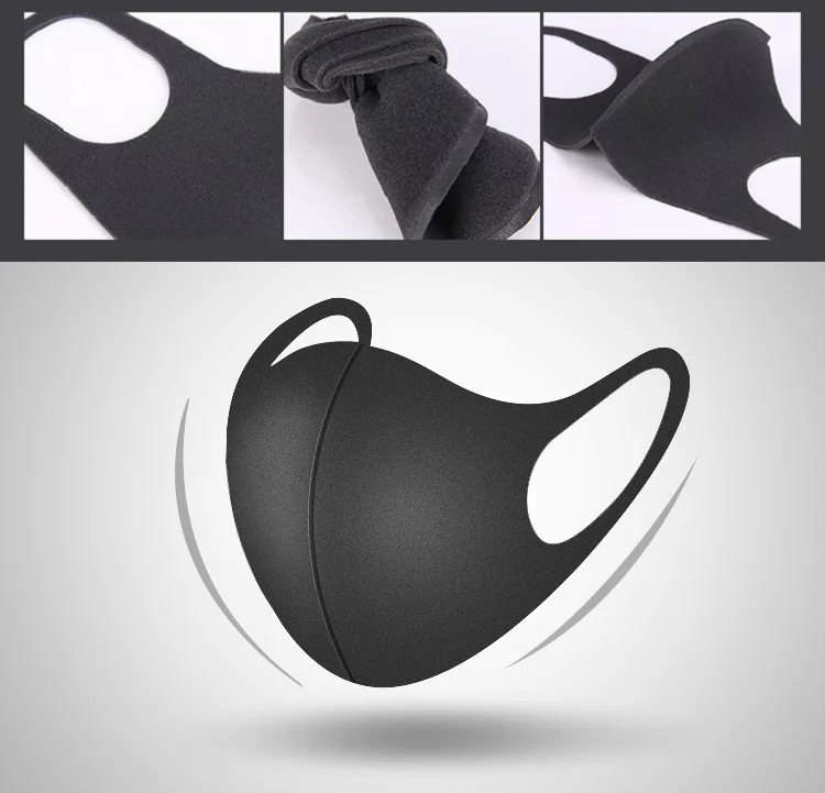 Моющаяся многоразовая маска для рта анти капелька Дымчатая пыль женщин мужчин