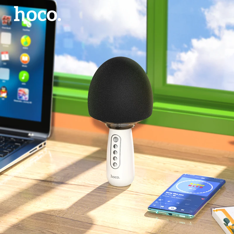 Беспроводной конденсаторный микрофон HOCO для караоке с Bluetooth | Электроника
