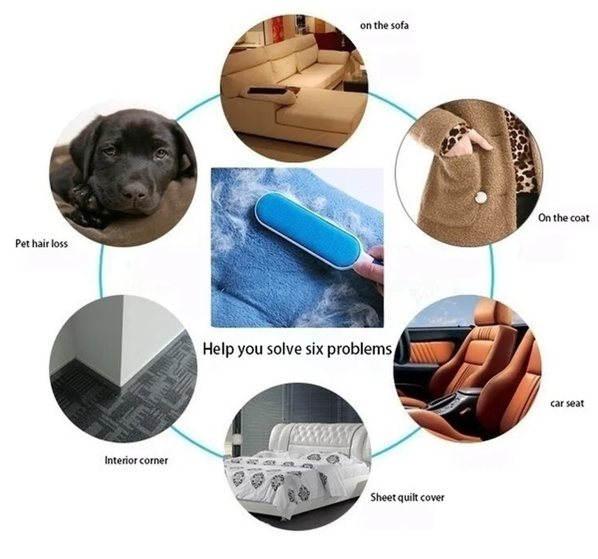 Новая популярная расческа для удаления волос на диване или кровати портативный