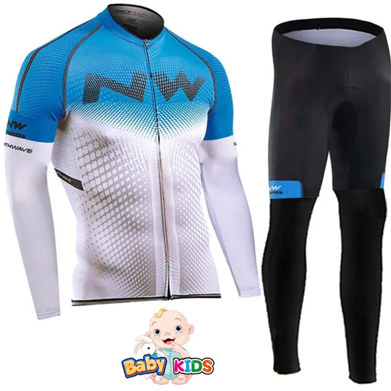 Детская одежда Ropa Ciclismo с длинным рукавом, комплекты из Джерси для велоспорта, осенние дышащие детские костюмы для велоспорта, одежда для велоспорта для мальчиков