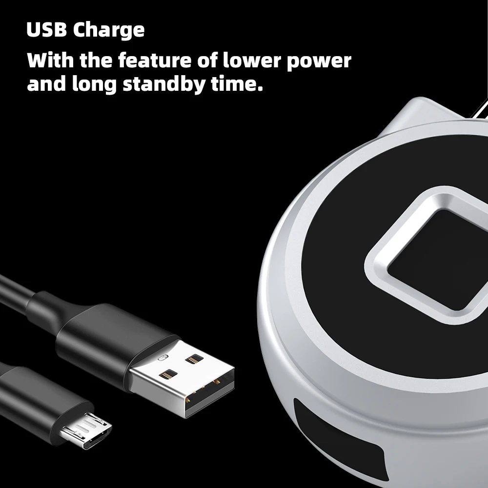 Водонепроницаемый БЕСКЛЮЧЕВОЙ портативный смарт замок со сканером отпечатков