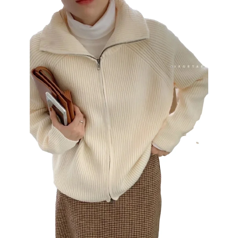 

New Oversize Womens Sweaters Autumn Vintage Cardigans Loose Winter Sweater Knitted Plus Size Women Cardigan Knit Button Loose