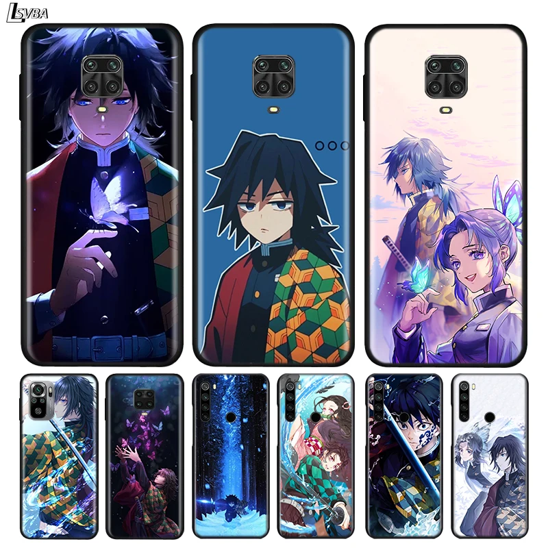 

Silicone Cover Demon Slayer Tomioka Giyuu For Xiaomi Redmi Note 10 10S 9 9C 9S Pro Max 9T 8T 8 7 6 5 Pro 5A 4X 4 Phone Case