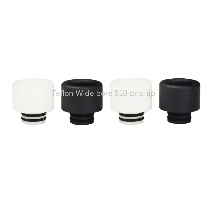 Тефлоновый мундштук с широким отверстием 510 для wismec amor NS pro/SKRR S Mini/uwell емкость