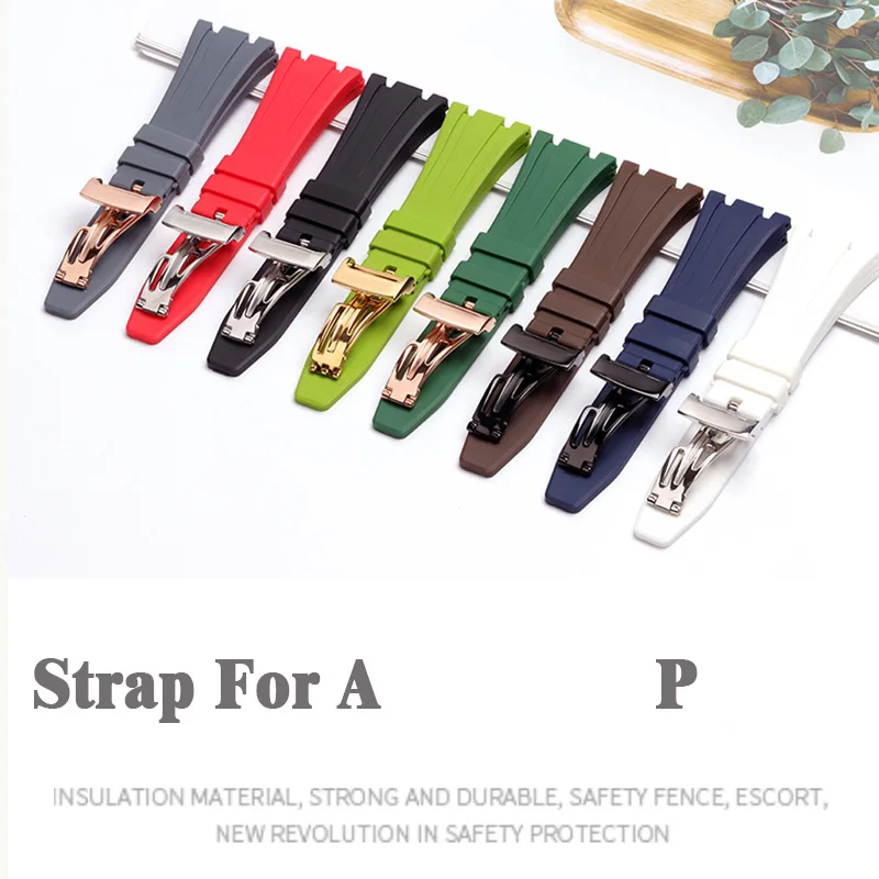 

Watch Band For Audemars Piguet Ap Royal Oak Offshore Silicone Men Watch Accessories Rubber Watch Bracelet Waterproof Watch Strap