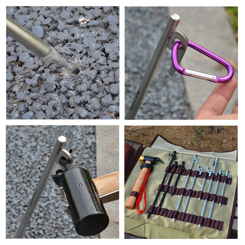 Колышки для палаток из нержавеющей стали 304 6 шт./упак. сверхлегкие брезентовые