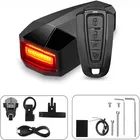 Задний велосипедный фонарь WasaFire, умный Противоугонный сигнал, зарядка через USB