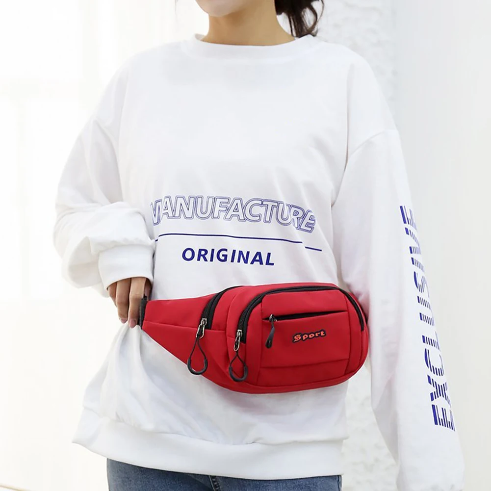 

Fashion Women Oxford Cloth Letters Printing Chest Shoulder Crossbody Messenger Bag Casual Ladies Waist Packs Small Purse Handbag