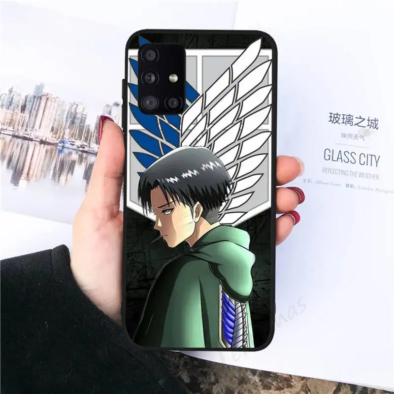

Anime attack on Titan Phone Case black For Samsung galaxy S 21 20 10 8 A 51 71 50 21s 70 40 20 20e note 10 plus Ultra 5g fe