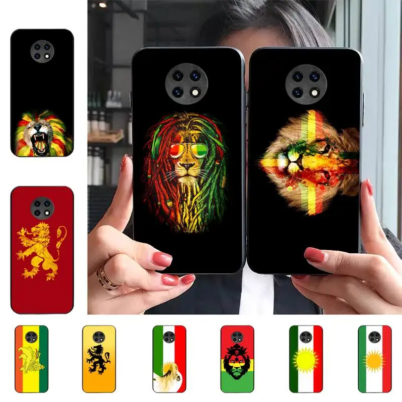 

Kurdistan Flag Lion Phone Case For Redmi 9 5 S2 K30pro Fundas for Redmi 8 7 7A note 5 5A Capa