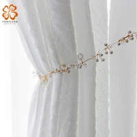 korean style 3d white striped window tulle curtains for living room pleated sheer curtain bedroom thick voile blind custom panel
