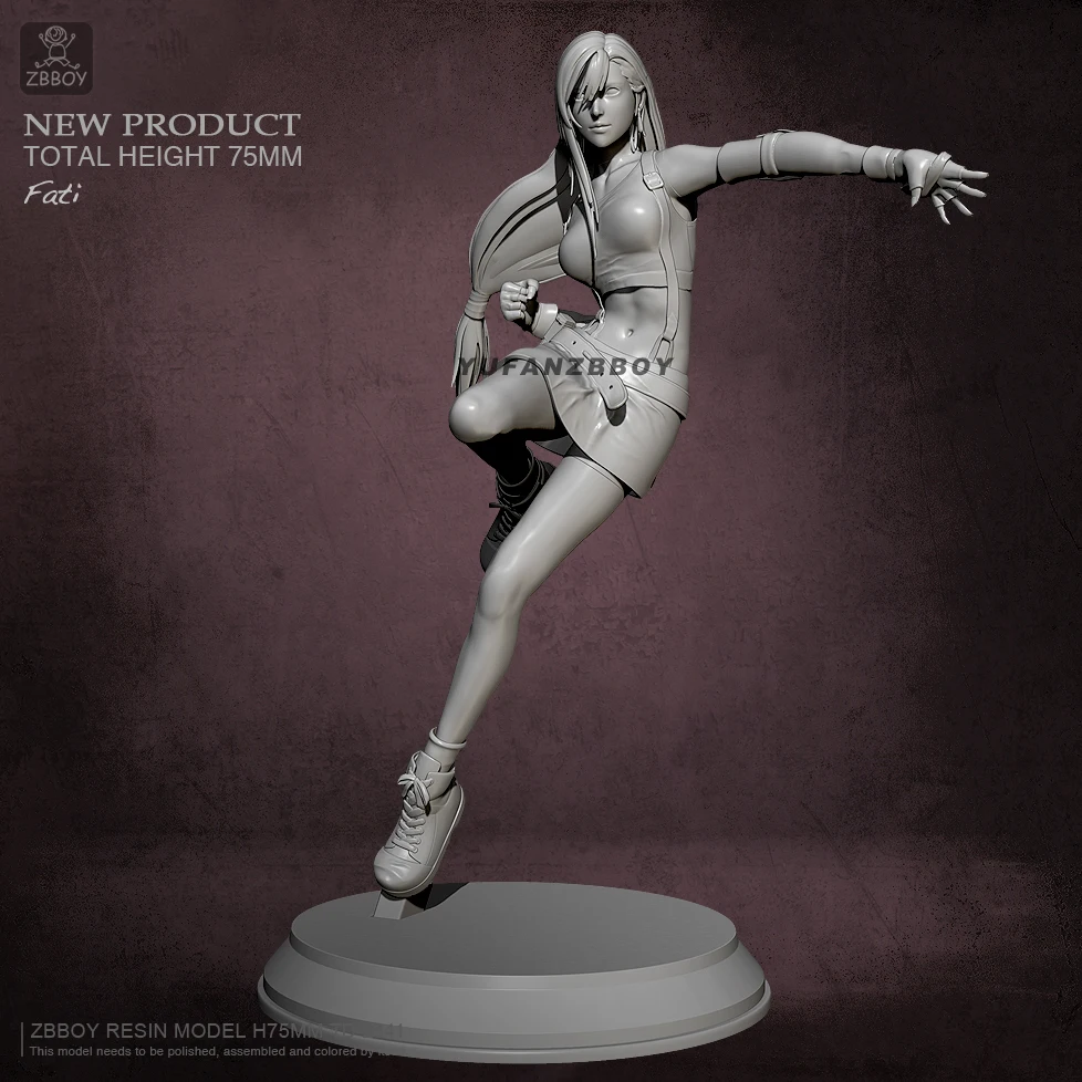 

75mm Resin model kits figure colorless and self-assembled TD-2341