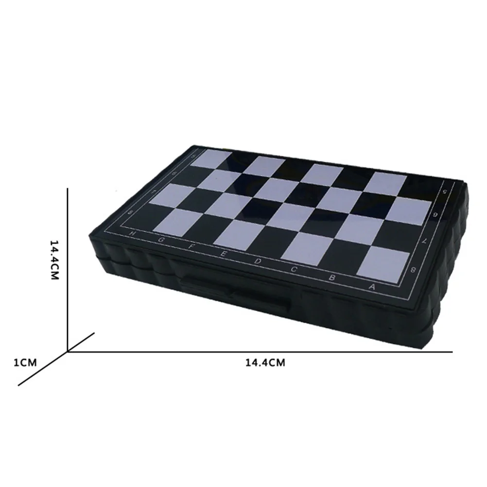 

2019 New Magnetic Chessboard Game Wallet Appearance Portable Folding Travel Family Party Chess Set International Chess Game