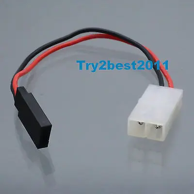 Переходник Tamiya с внутренней резьбой на JR FUTABA проводом 15 см (6 дюймов) 20AWG |