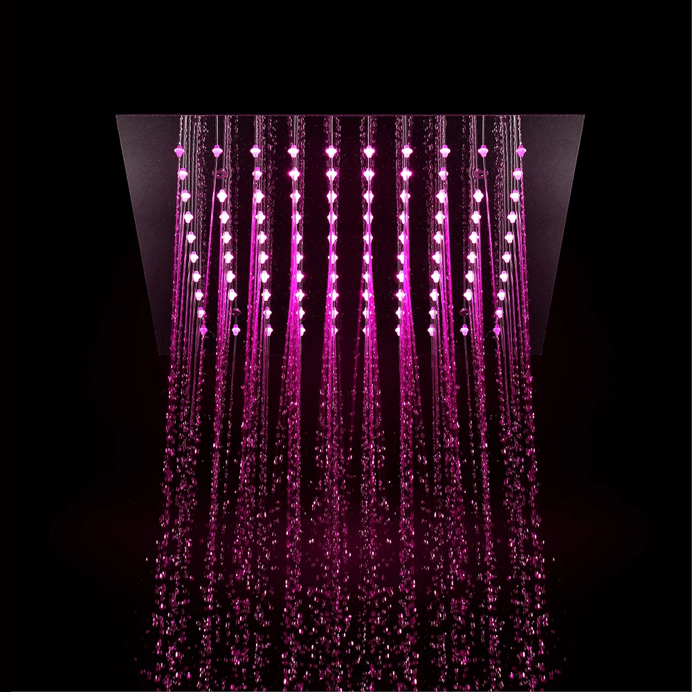 Современный смеситель для душа HIDEEP светодиодный насадка латунный