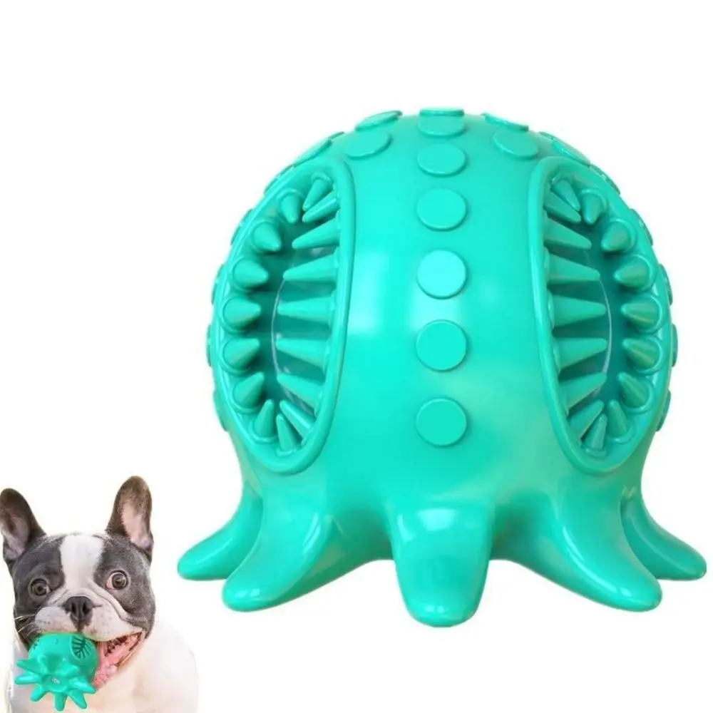 

Octopus Dog Squeak Toy Dog Molar Chew Toy Bite Resistance Teeth Cleaning Puppy Toothbrush Pet Sound Pet Interactive Sound Toy