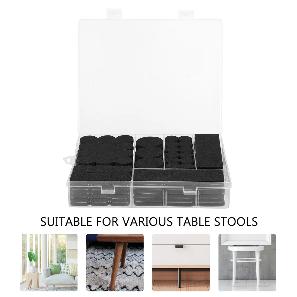 

258pcs Furniture Protective Pads Furniture Felt Mats Chair Legs Stickers