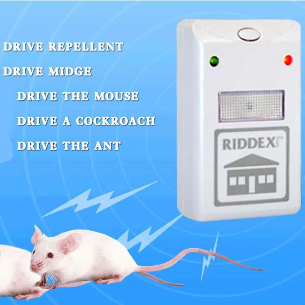 Репеллент от вредителей Riddex Plus ультразвуковой электронный прибор для