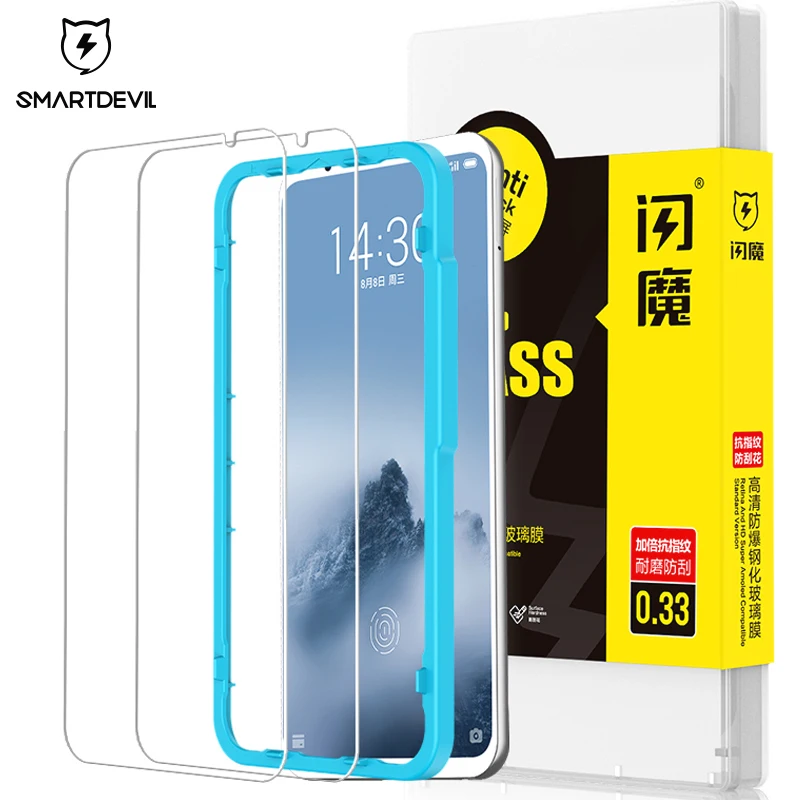 

SmartDevil Screen Protector For Meizu 16x 16th Plus 17 Tempered Glass For Meizu 16 16Xs 16s Pro 16T HD Glass 2 PCS