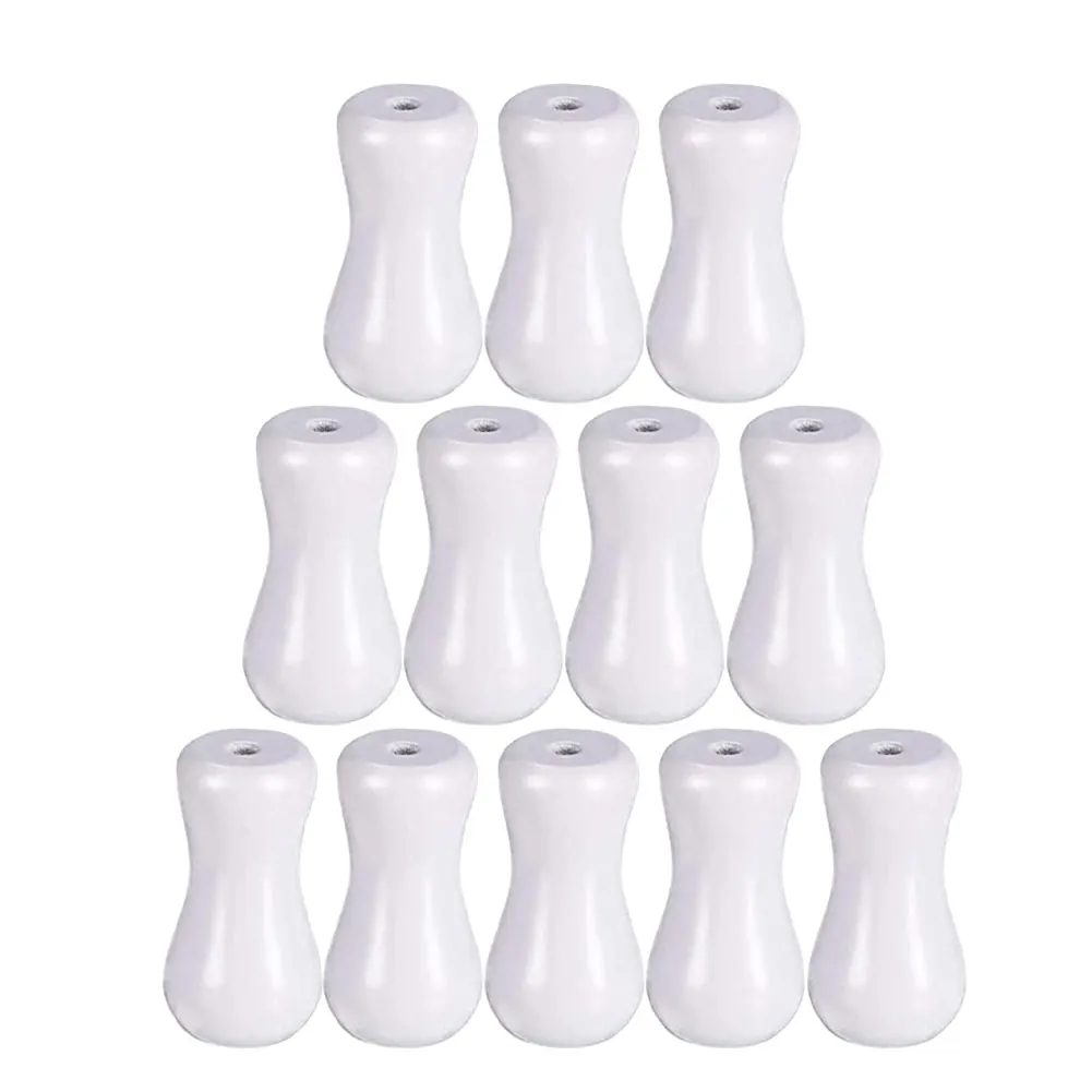 

12pcs Wood Cord Tassels Window Blind Cord Tassels Knobs Cord Drops Pull Ends Curtain Blinds Accessories Pendant Hanging Ball