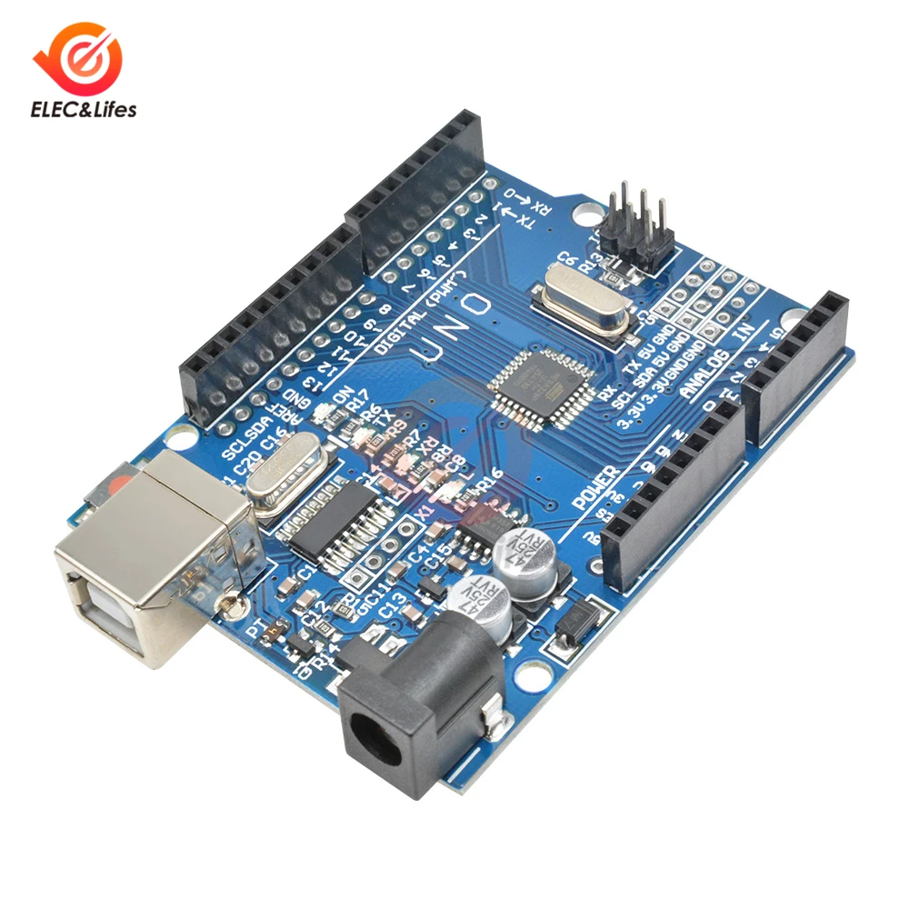 Макетная плата для Arduino UNO R3 CH340 ATmega328P Mega328 макетная 16 МГц CH340G USB драйвер типа B