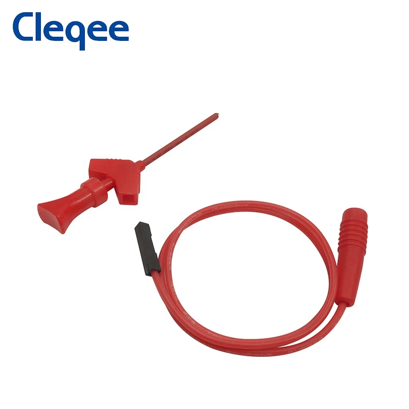 Cleqee P1511B 2 шт. SMD IC тестовый зажим с крючком зонд внутренний пружинный силиконовый
