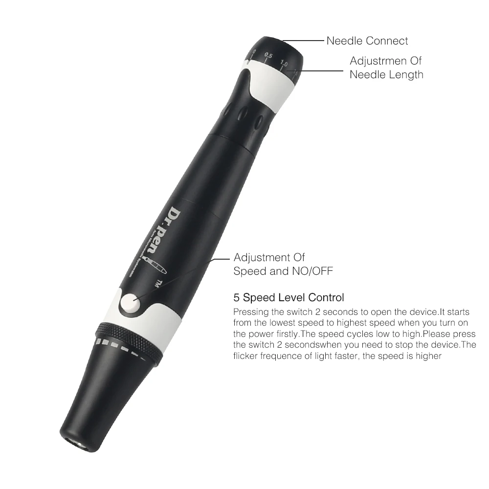 Электрическая ручка микро игла Ultima A7 Dr.pen Дерма автоматические инструменты для