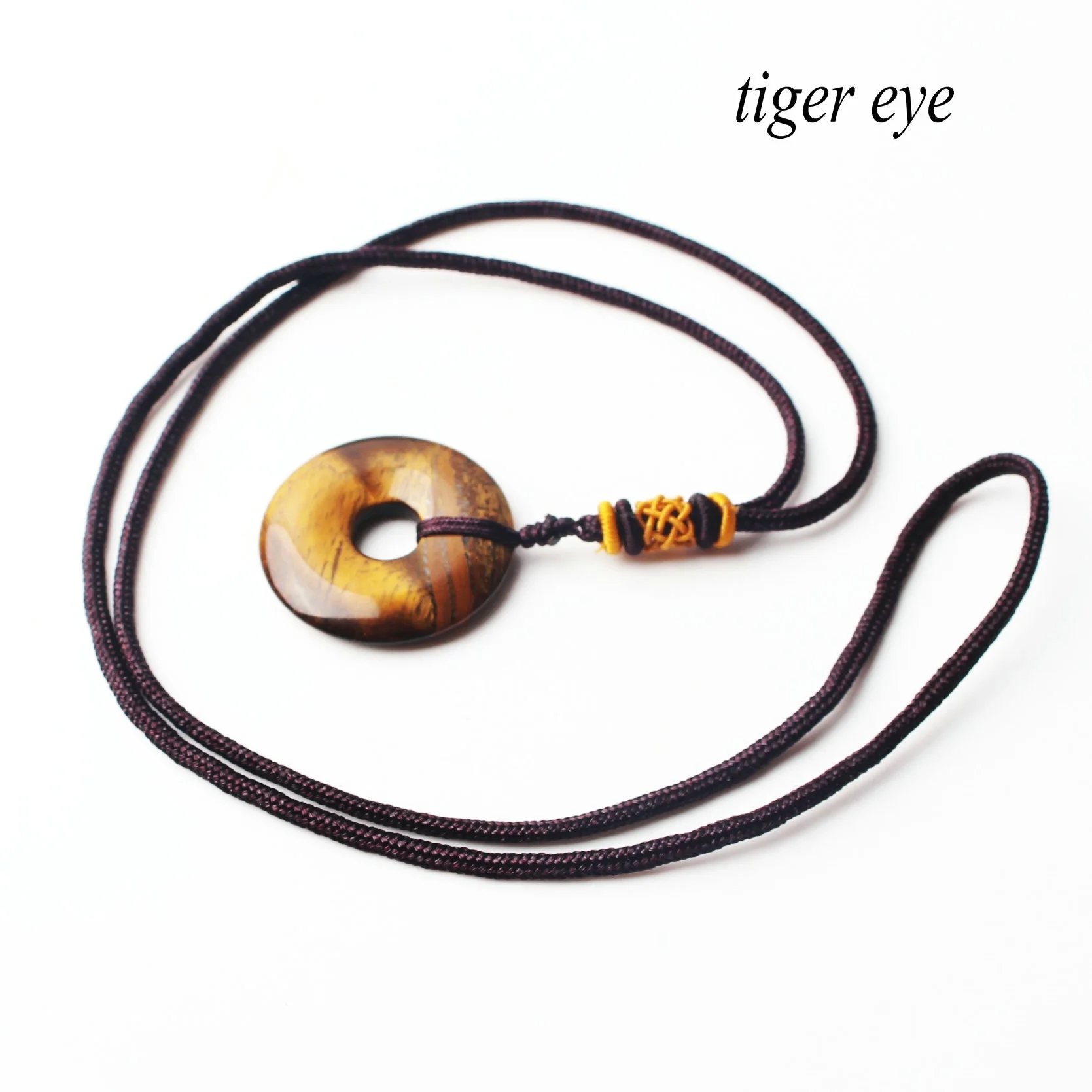 1 шт. Хрустальный Аметист мир о образный кулон с веревкой ювелирные изделия