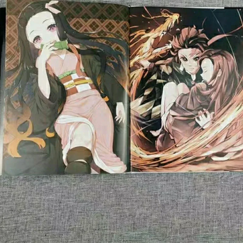 Demon Slayer Kimetsu no Yaiba Art Book Anime Colorful Artbook Limited Edition Collector% 27s Изображение Альбом Картины
