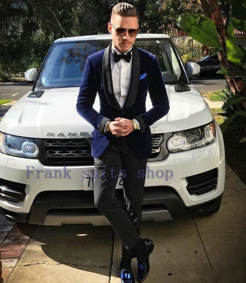 

Classic Velveteen tuxedos groom wedding men suits mens wedding suits tuxedo costumes de smoking pour hommes men (Jacket+Pants)