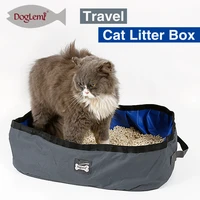 portable outdoor cat litter box foldable travel cat litter pan