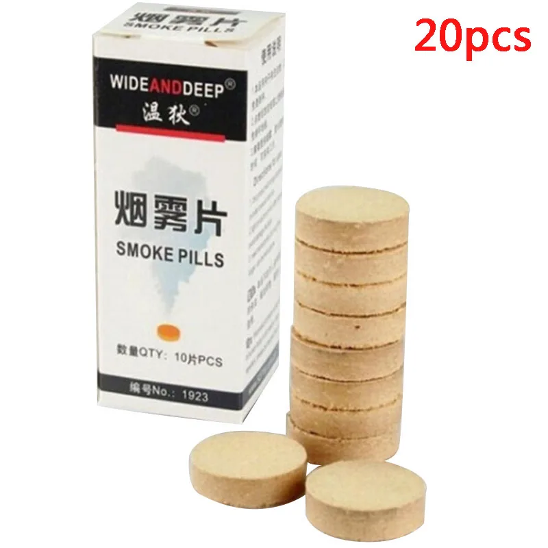 

White Combustion Smoke Cake White Smoke Effect Bomb Photography Aids Toy Gifts Magic Light Fog Pills Halloween Props Spray VC