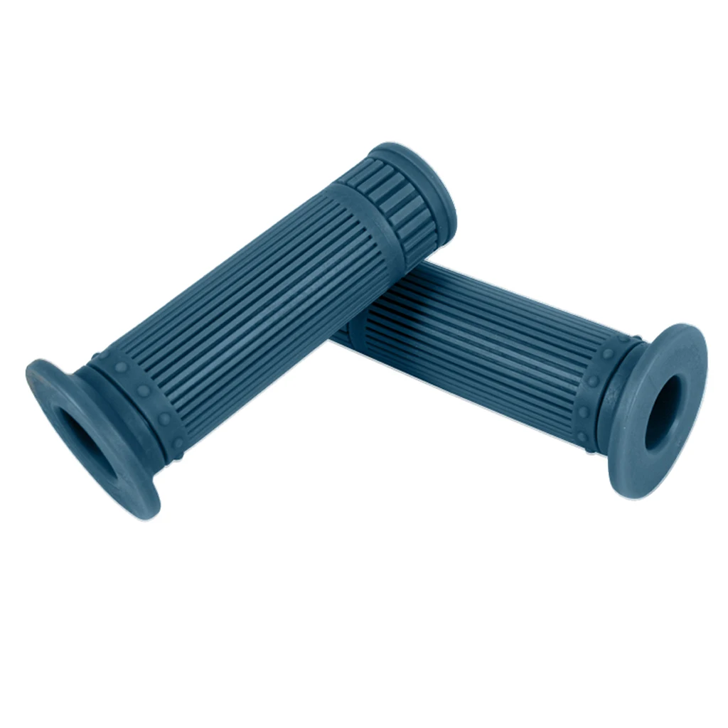 Blue 1 пара замена 1 ''25 мм мотоциклетные ручки, противоскользящие накладки на руль мягкие резиновые наконечники для рук резиновые мотоциклетные ручки - Цвет: Blue