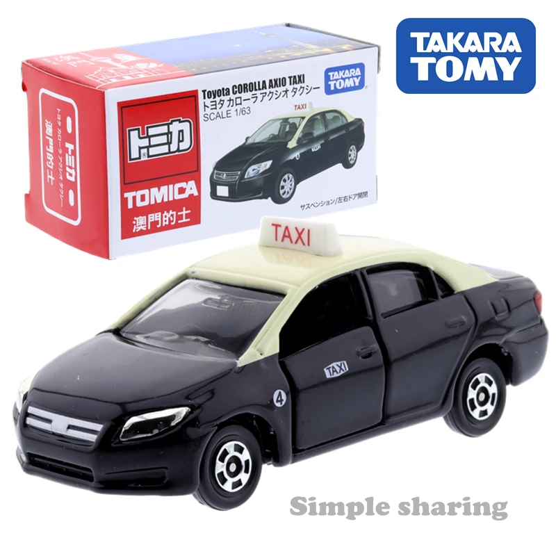Toyota Coaster микроавтобус HONG KONG TAXI Макао такси Corolla Axio TAKARA TOMY TOMICA литая машина|Наземный