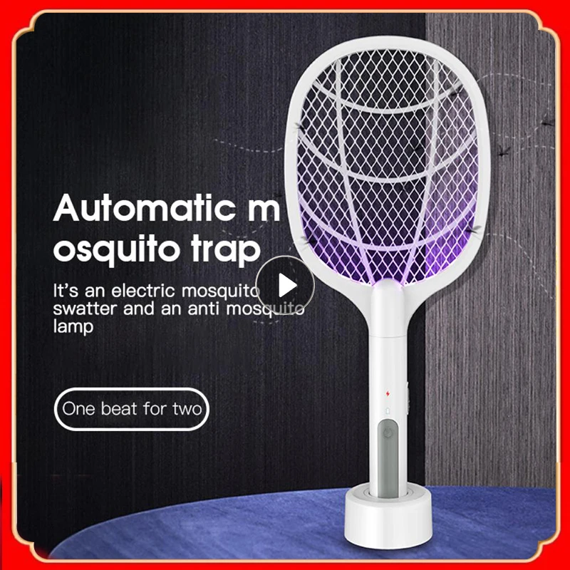 

2 в 1, электрическая ловушка для мух и насекомых, 3000 в