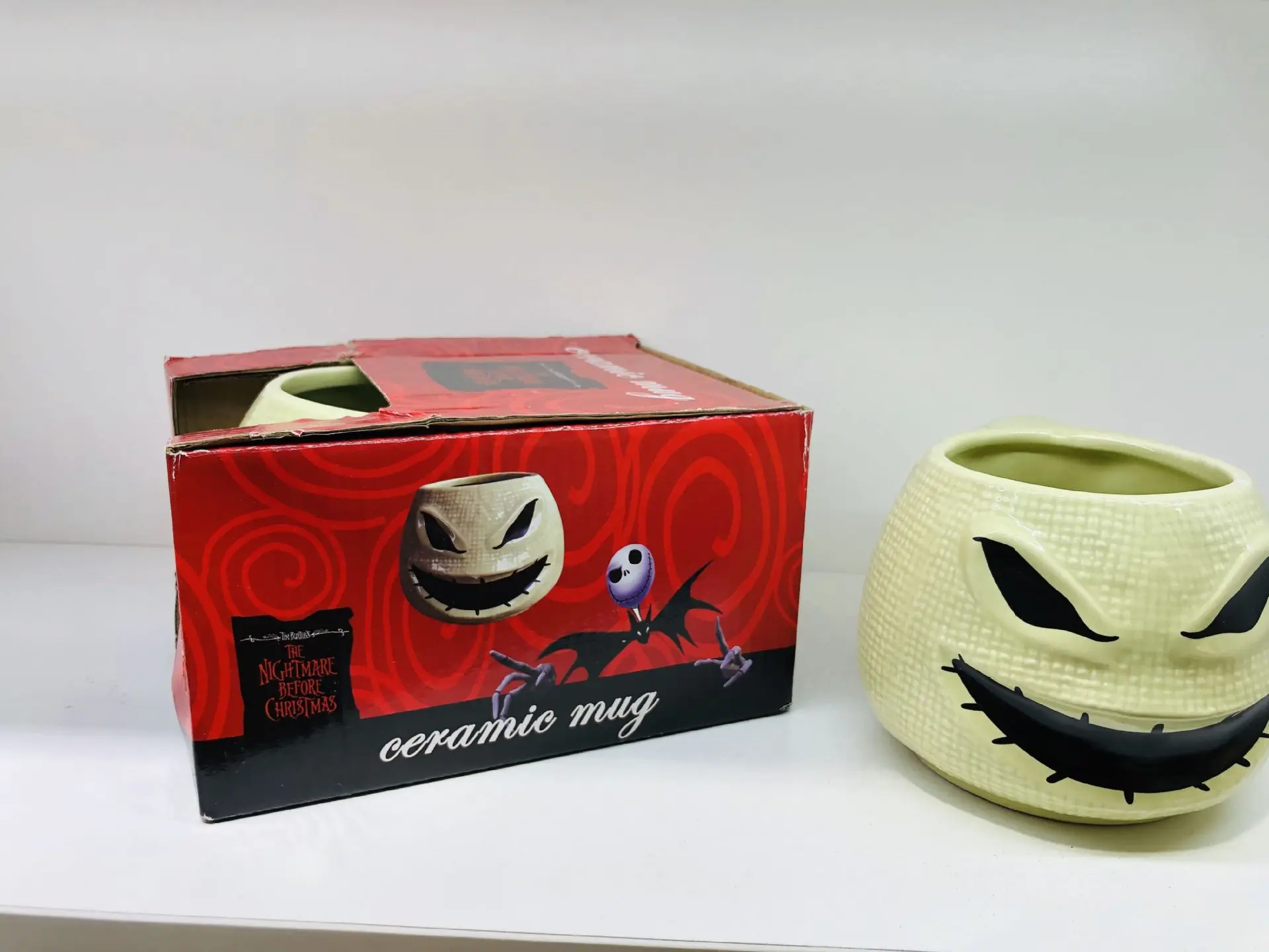 Рождественская керамическая кружка Джек Салли чашка Хэллоуин Аниме Подарочная кружка мультфильм ручка кружки чайная чашка офисная кружка для кофе, молока