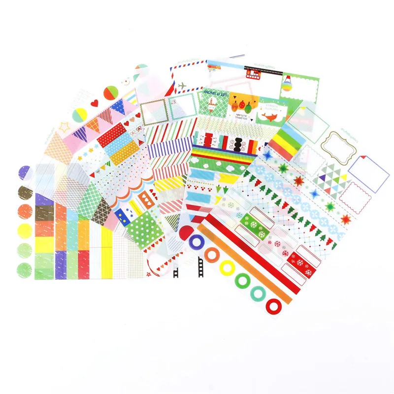 6 лист/с рисунками из мультфильмов с картинкой на выбор Сделай Сам Стикеры