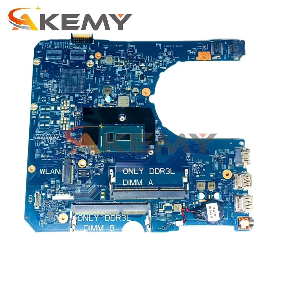 Akemy 14290-2 для Dell Latitude 3460 3560 Материнская плата ноутбука ПРБ: 85GK8 REV:A00 (процессор 3215U )
