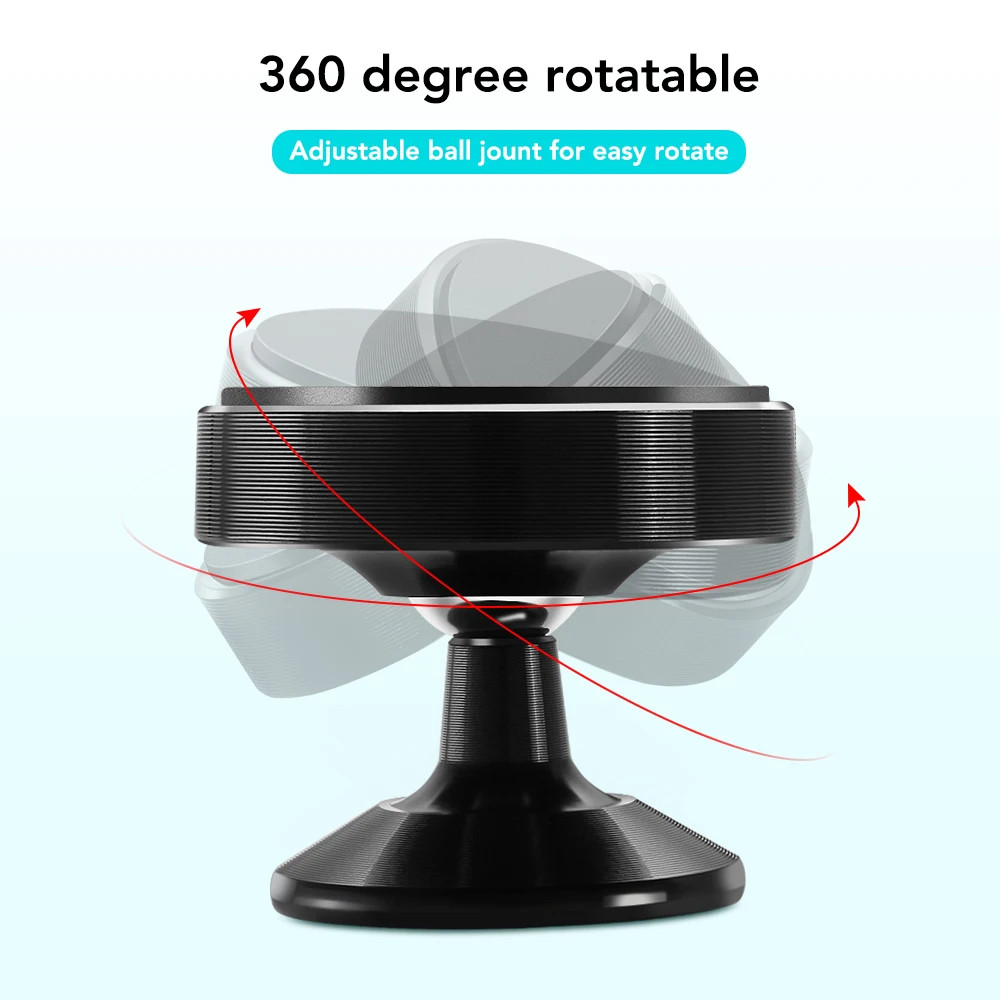 Универсальный магнитный автомобильный держатель для телефона с вращением на 360