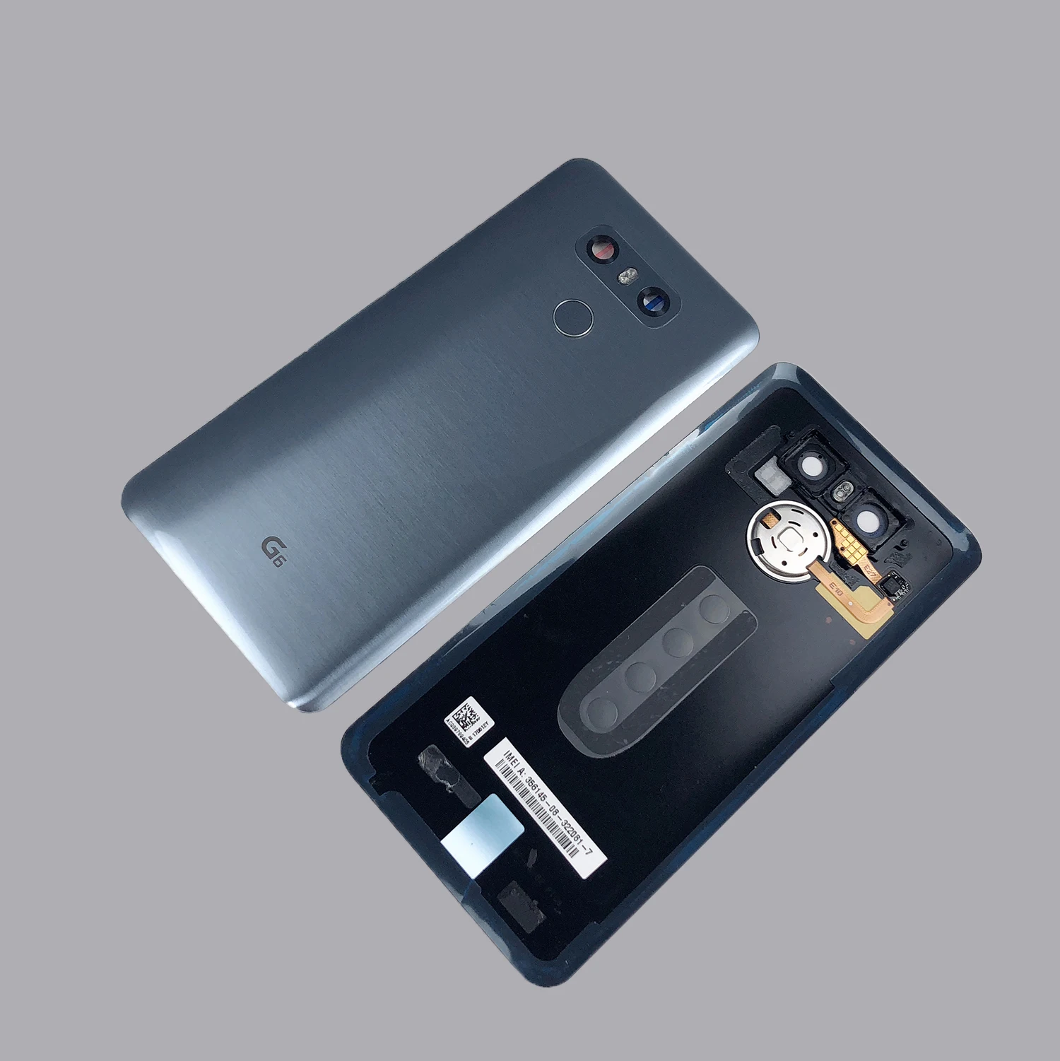 Оригинальный чехол Touch ID для LG G6 LS993 US997 VS998 H870 H871 H872 H873 Задняя стеклянная крышка