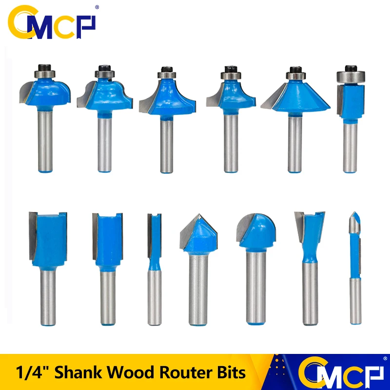 Фрезы CMCP карбидные для работ по дереву хвостовик 1/4 дюйма 6 35 мм 1 шт.|Фреза| |