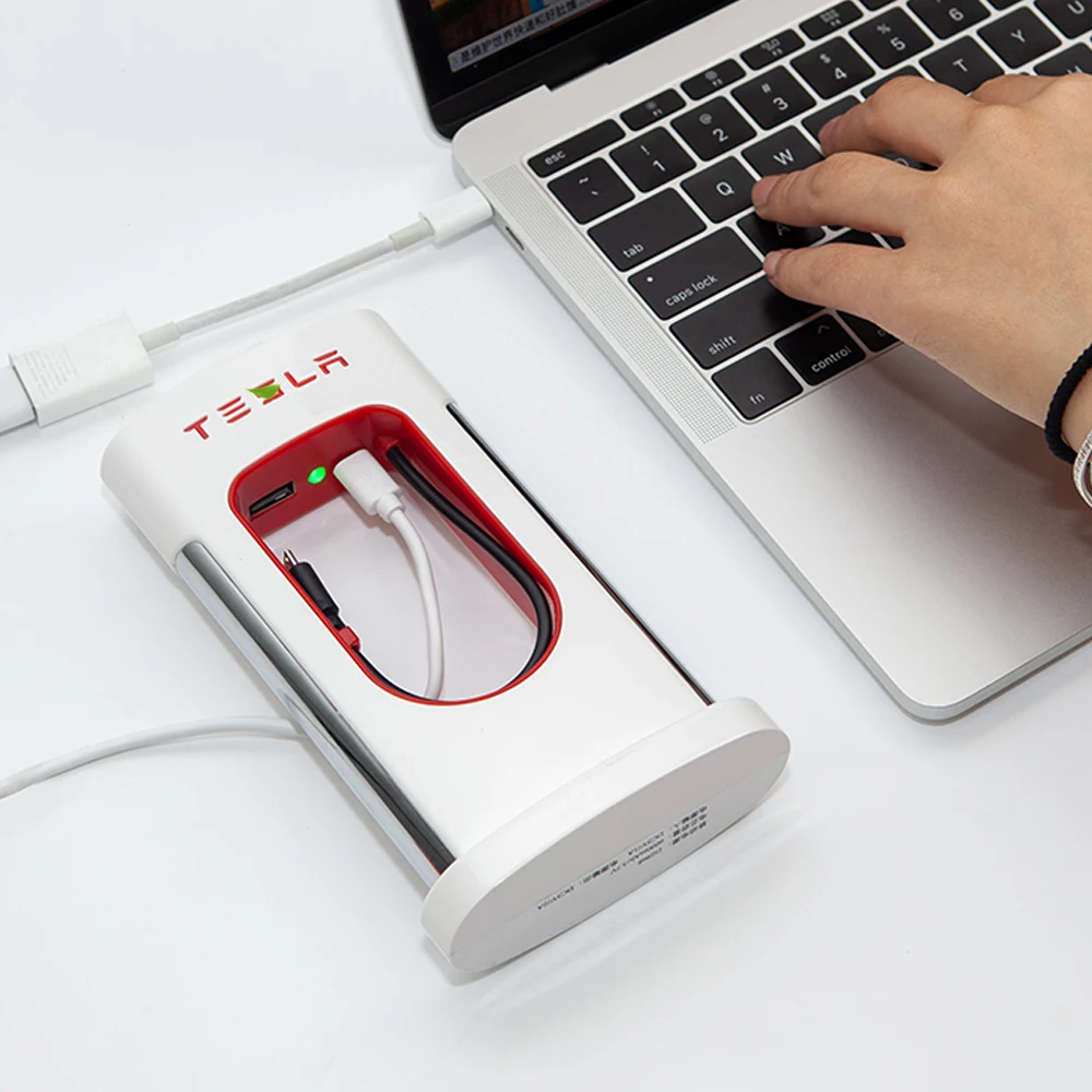 heenvn new car mobile charger for tesla model 3 2021 model y s x mobile power phone smartphone super charger accessories model3 free global shipping